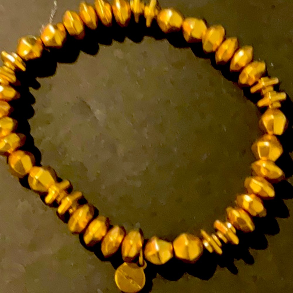 Nib gold bracelet from Stella & Dot.